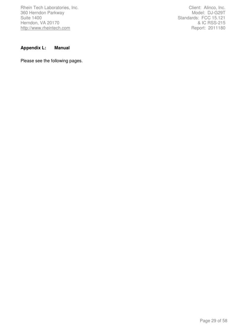 Alinco DJ-G29T instructions