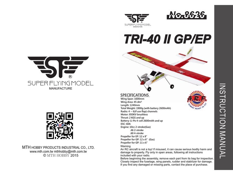 Super Flying Model TRI-40 II GP/EP instruction manual