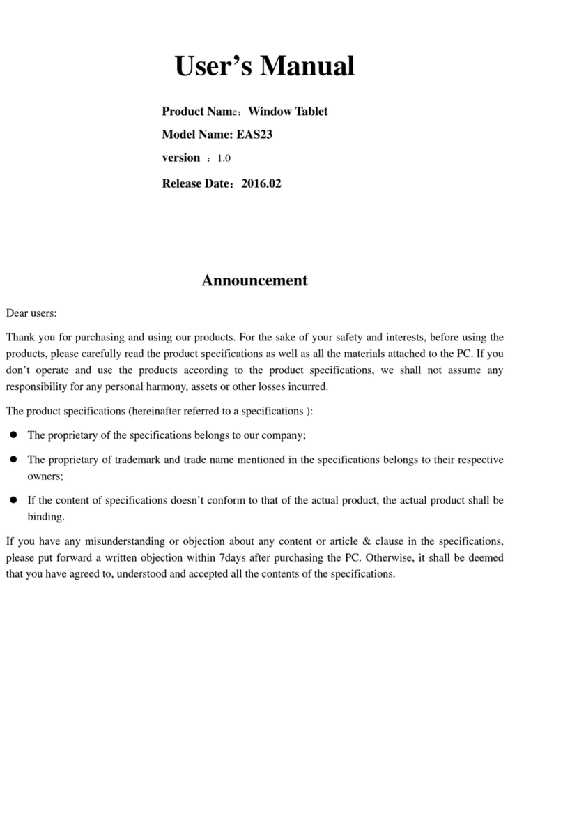 EDUGEAR EAS23 User manual