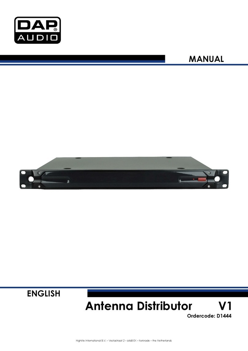 DAPAudio D1444 User manual