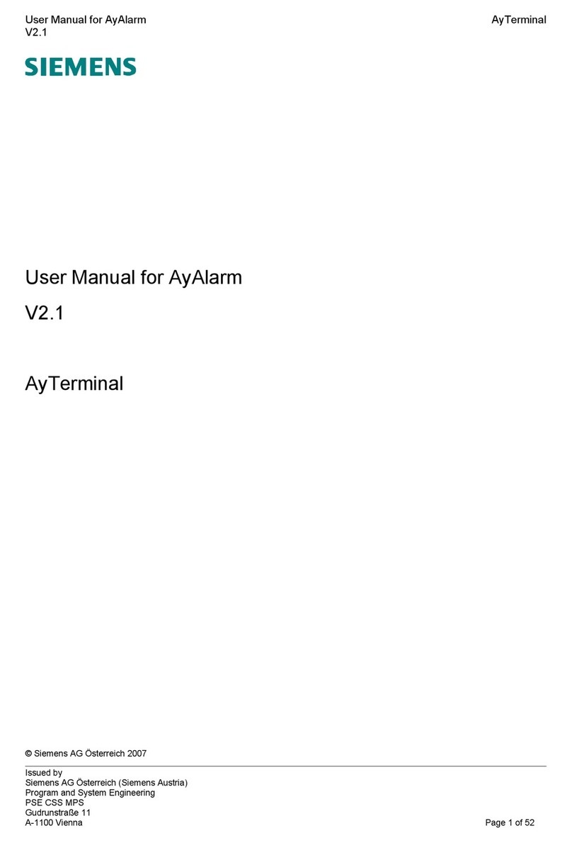 Siemens Ay User manual