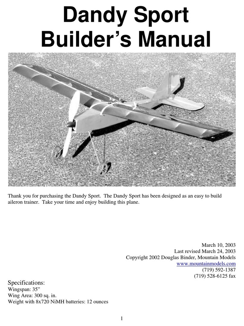 Mountain Models Dandy Sport User manual Mountain Models Dandy Sport User manual