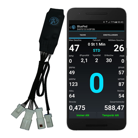 E Bike Tuning BluePed manual