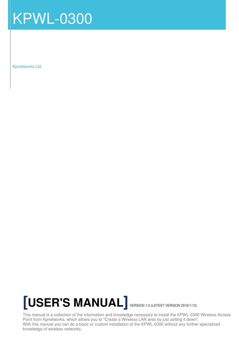 Kpnetworks KPWL-0300 user manual