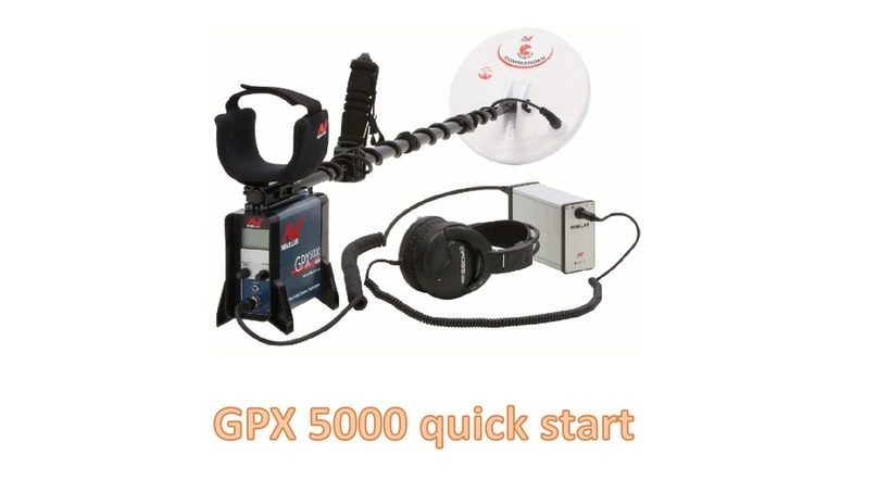 Minelab GPX5000 User manual Minelab GPX5000 User manual