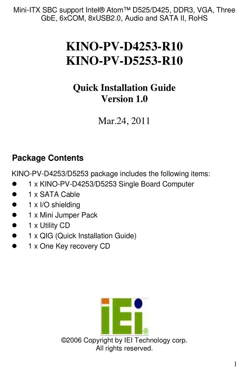 IEI Technology KINO-PV-D4253-R10 User manual
