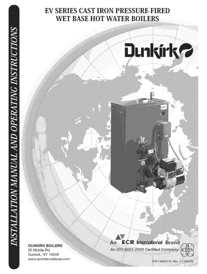 Dunkirk DPFO-3T Installation manual and operating instructions Dunkirk DPFO-3T Installation manual and operating instructions