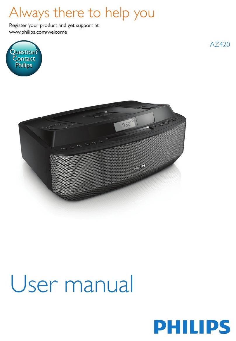 Philips AZ420 User manual