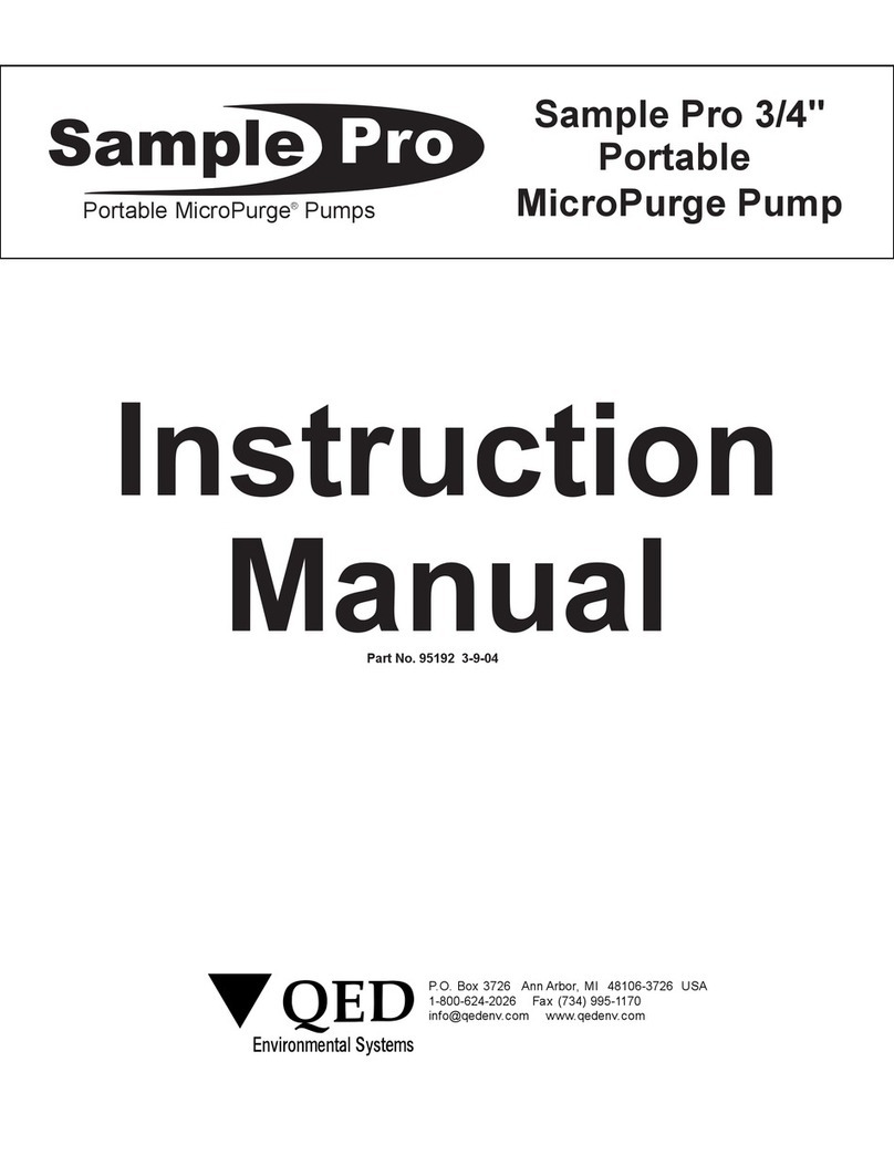 QED Sample Pro 3 Inch instruction manual