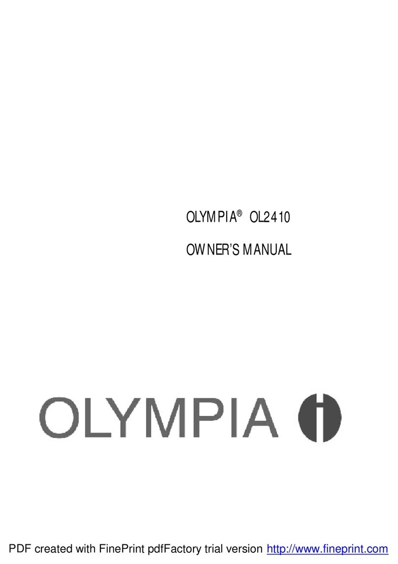 Olympia OL2410 owner's manual