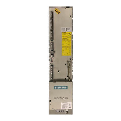 Siemens Simodrive 611 Configuration manual