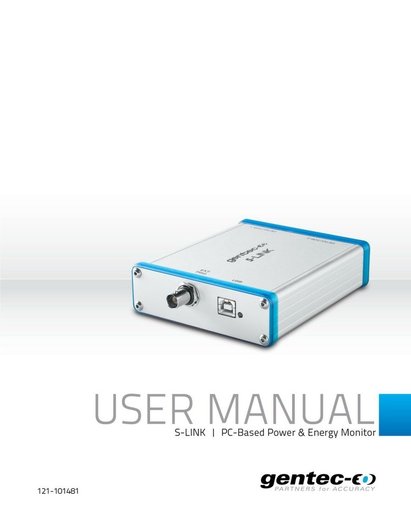 Gentec S-LINK user manual