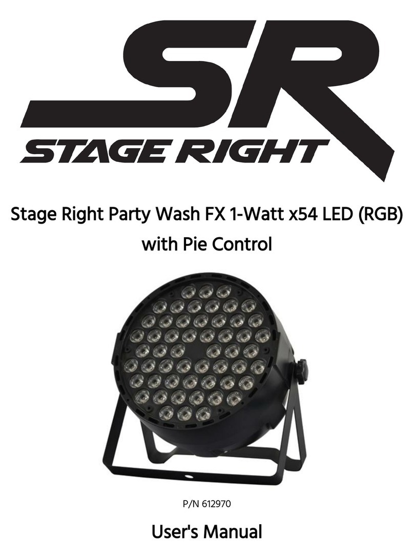 SR STAGE RIGHT 612970 user manual