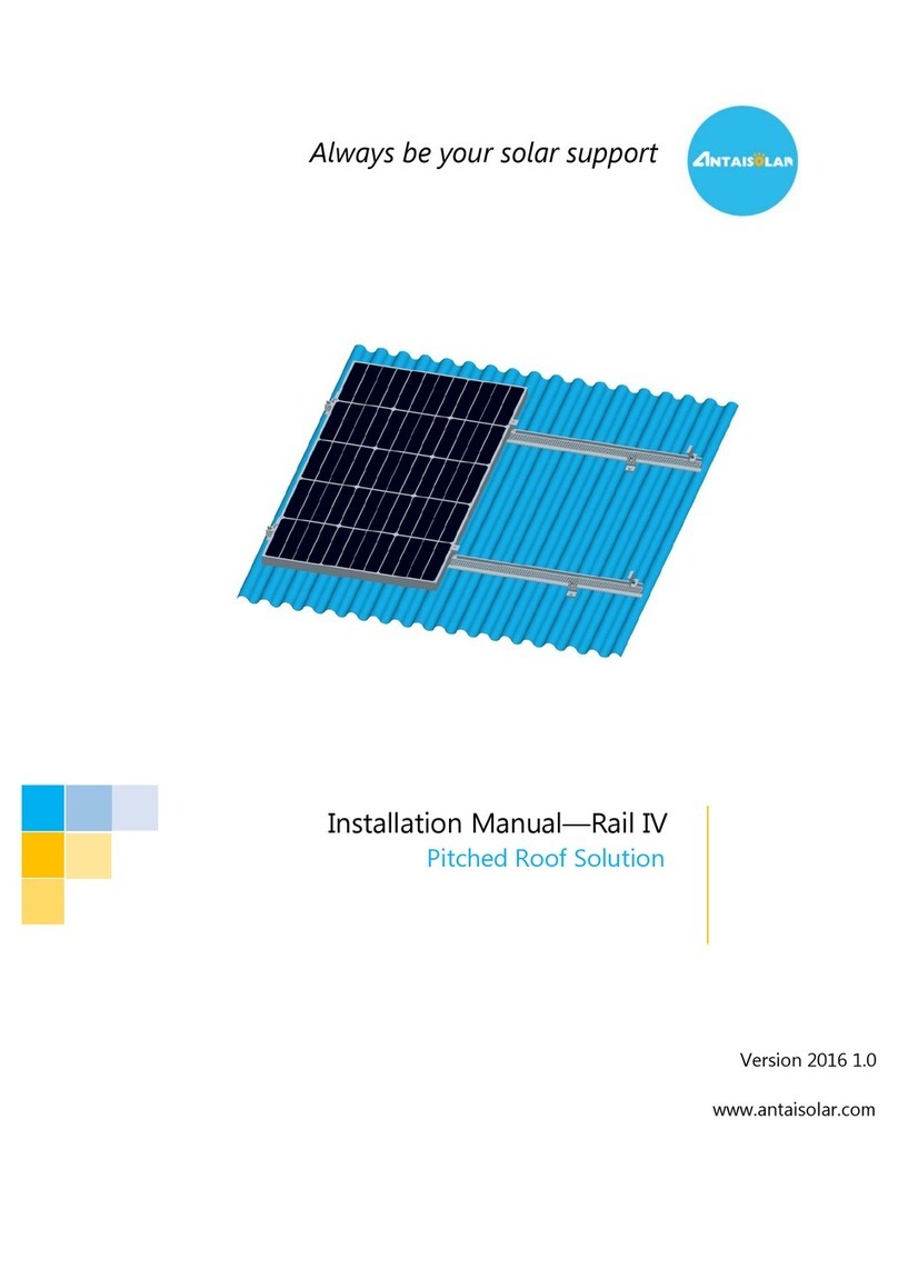 Antaisola Rail IV installation manual
