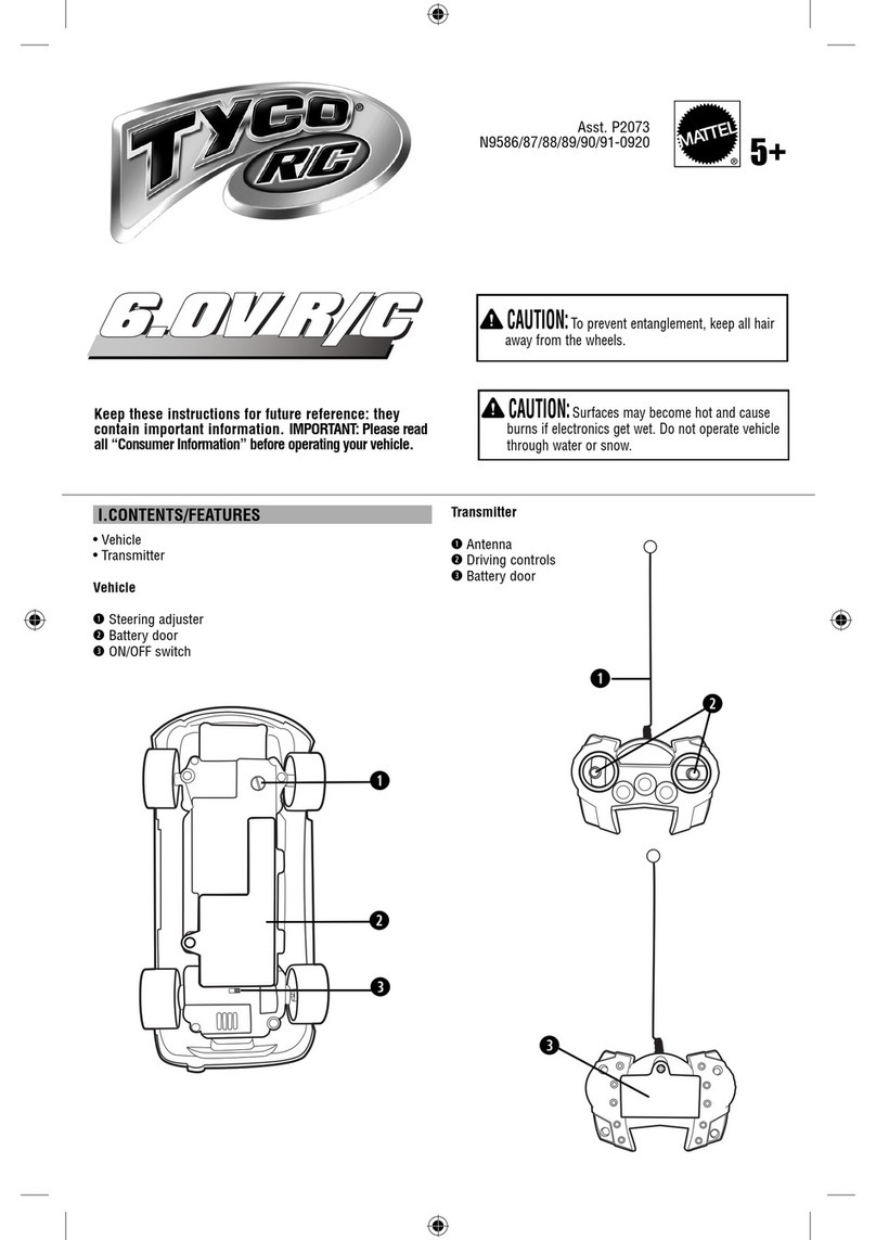 Tyco R/C N9586 user manual