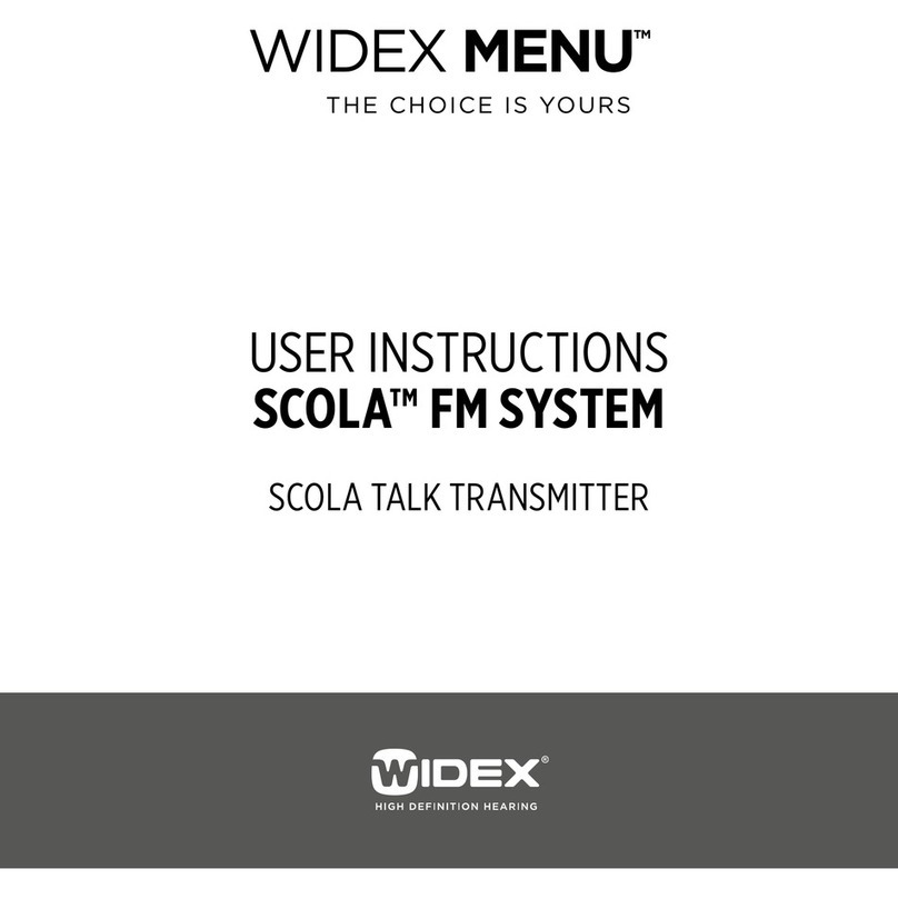Widex SCOLA talk Installation instructions