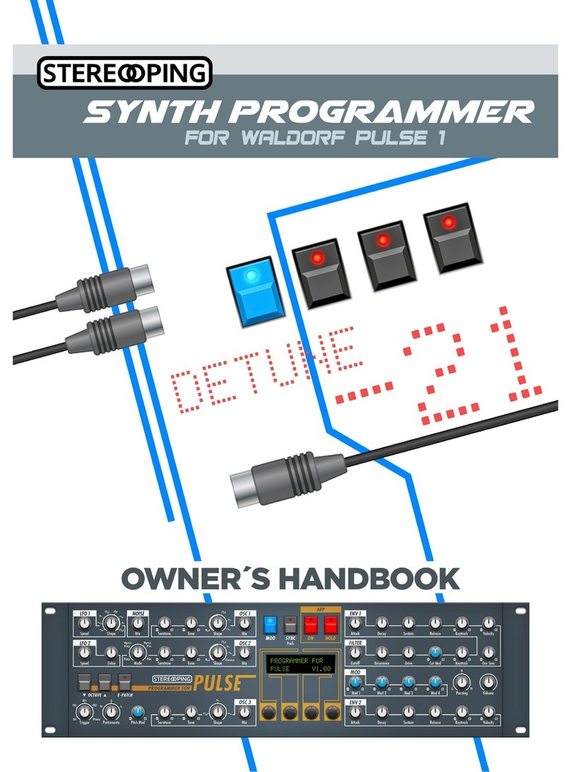 Stereoping Waldorf Pulse 1 Operation manuals