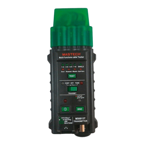 Mastech MS6813 user manual Mastech MS6813 user manual