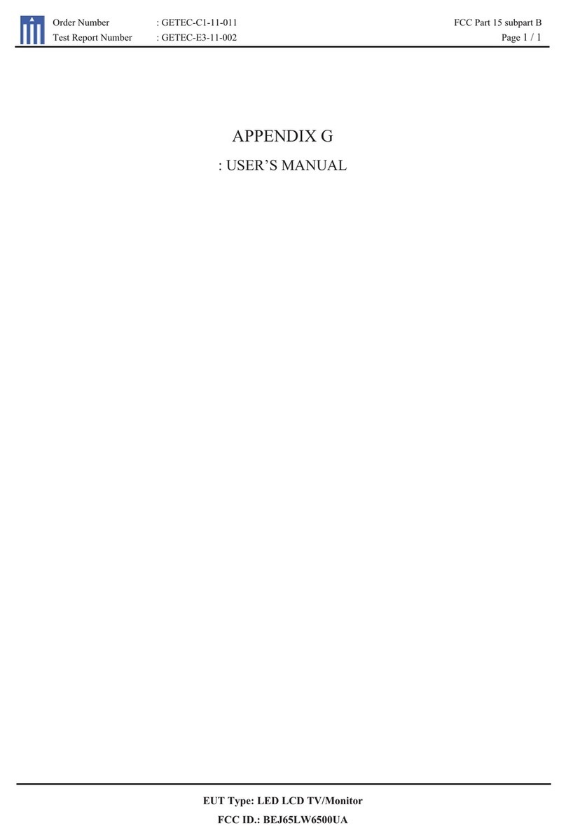 LG 42LV3700 User manual