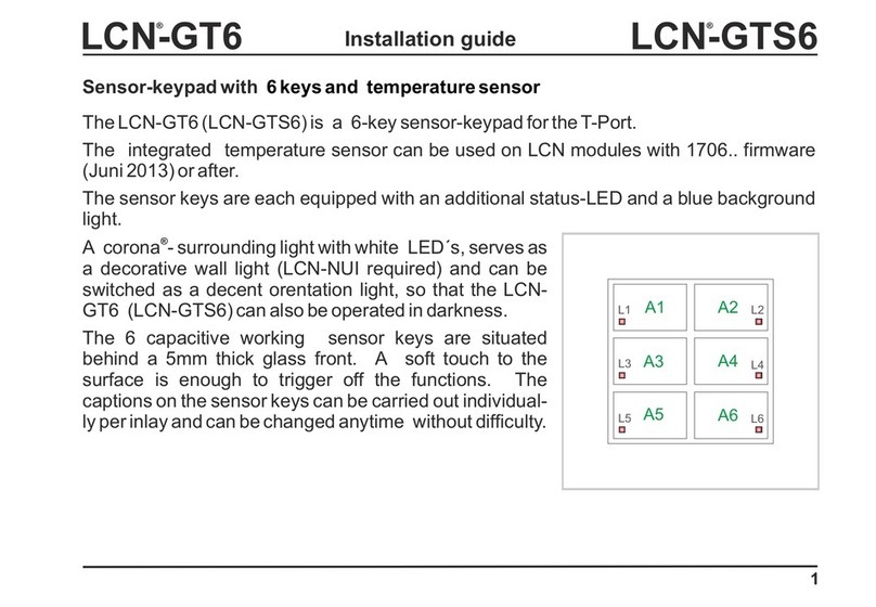 LCN LCN-GTS6 installation guide