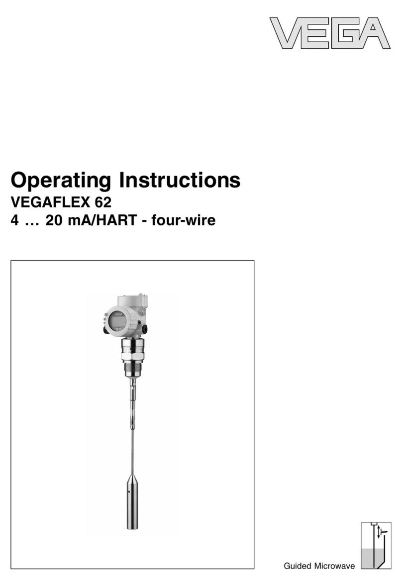 Vega VEGAFLEX 62 operating instructions