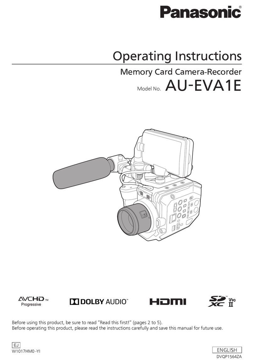 Panasonic AU-EVA1E User manual
