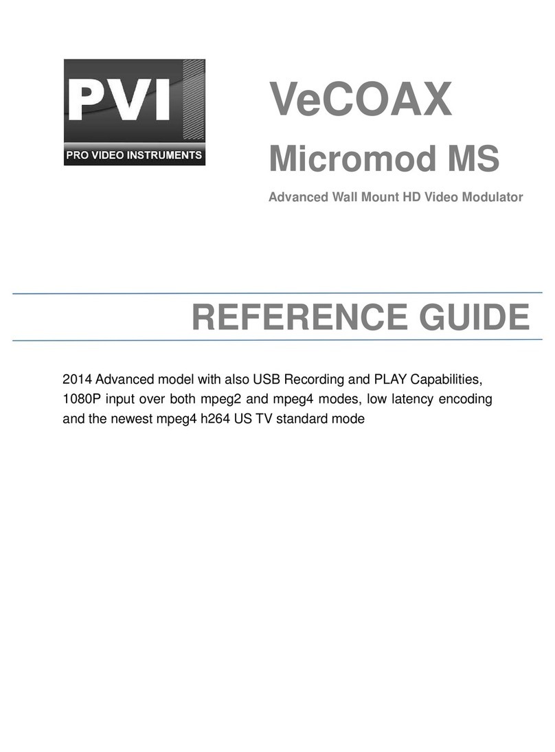 ProVideoInstruments VECOAX MICROMOD MS reference guide