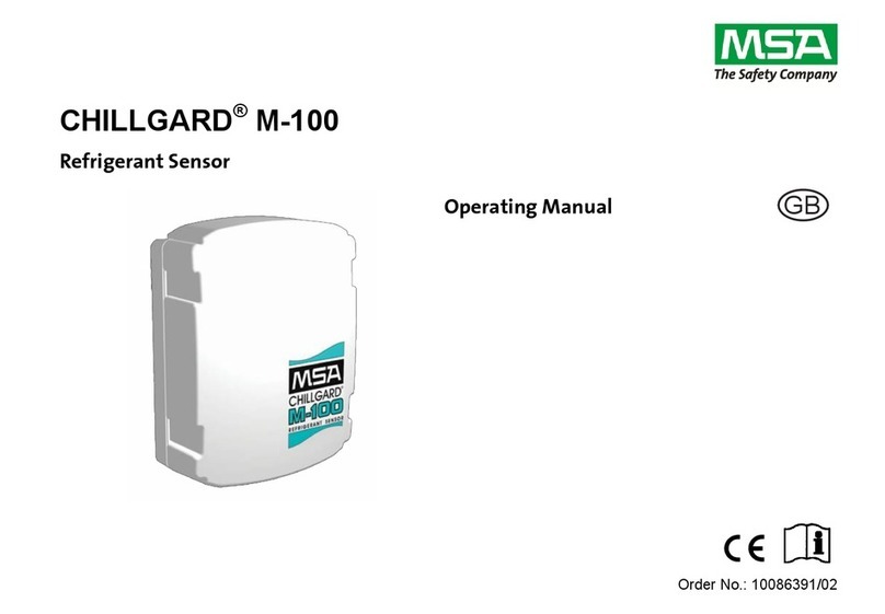 MSA Chillgard m-100 operating manual