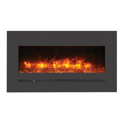 Sierra Flame WM-FML-26-3223-STL Installation and operation instructions