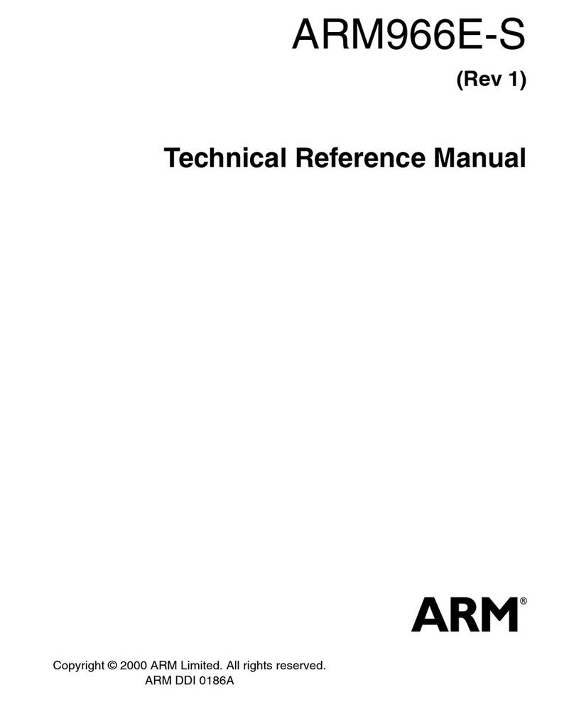 ARM ARM966E-S Use and care manual