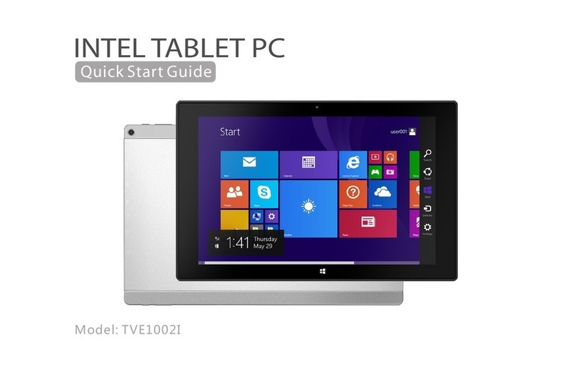 Intel TVE1002I quick start guide