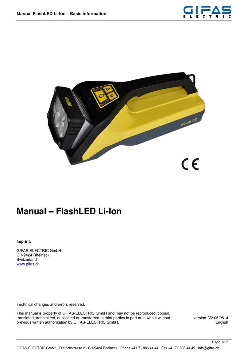 Gifas FlashLED User manual