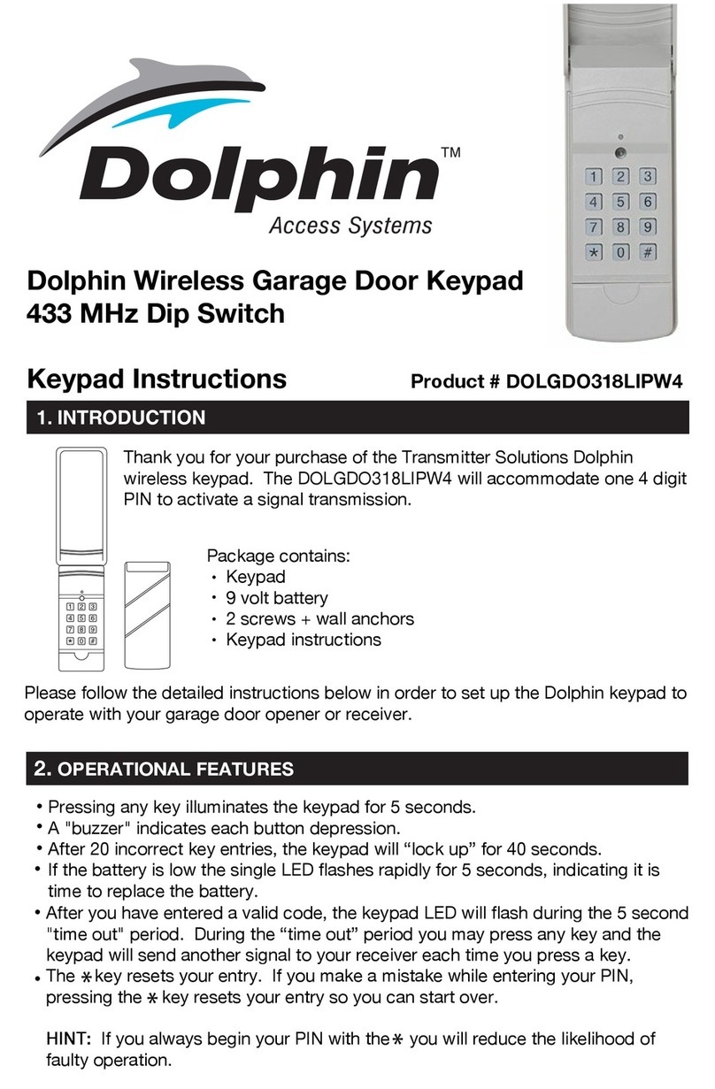 Dolphin DOLGDO318LIPW4 User manual