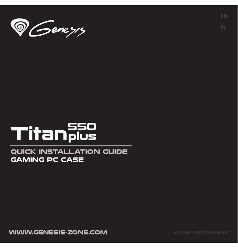 Genesis Titan 550 PLUS User manual Genesis Titan 550 PLUS User manual