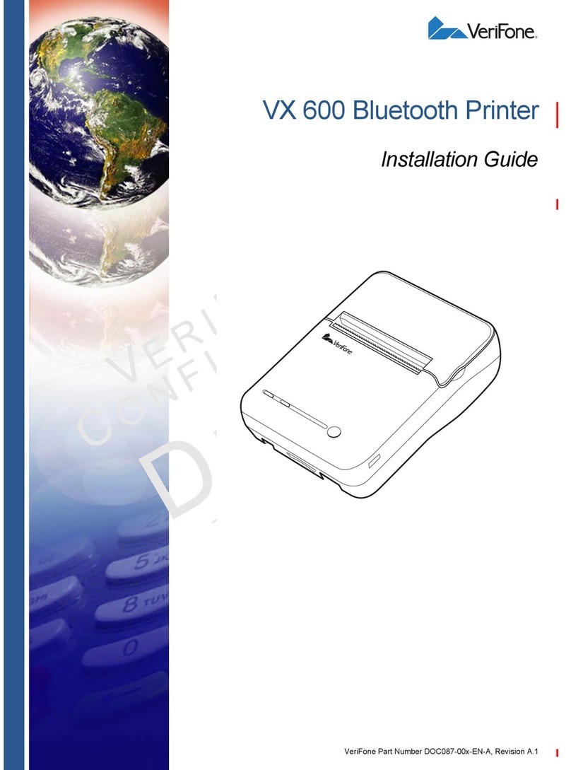 VeriFone VX 600 Instruction guide