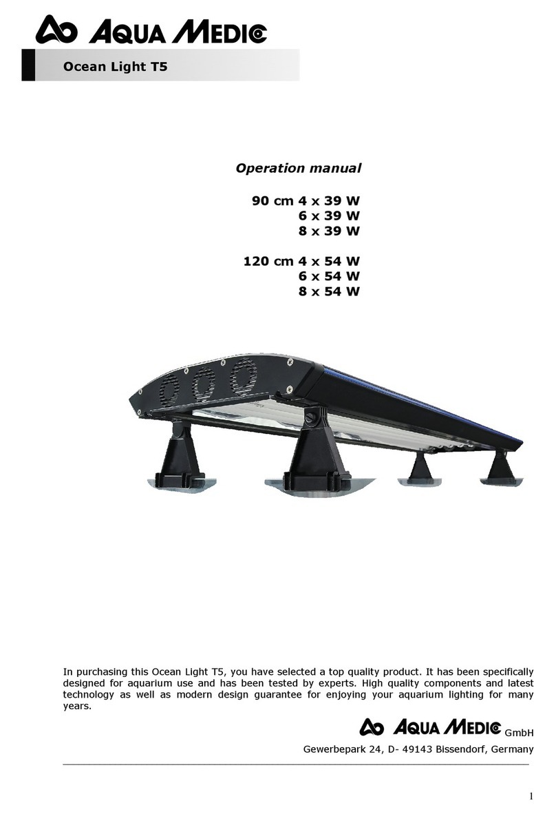 Aqua Medic Ocean Light T5 Operation manuals