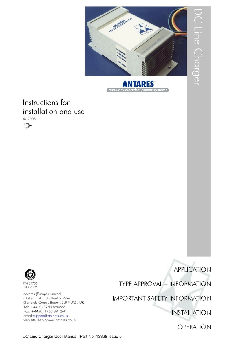 Antares 91136 Instructions for installation and use