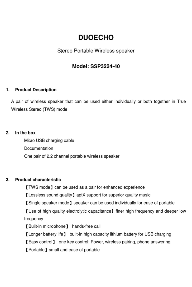 DuoEcho SSP3224-40 user manual
