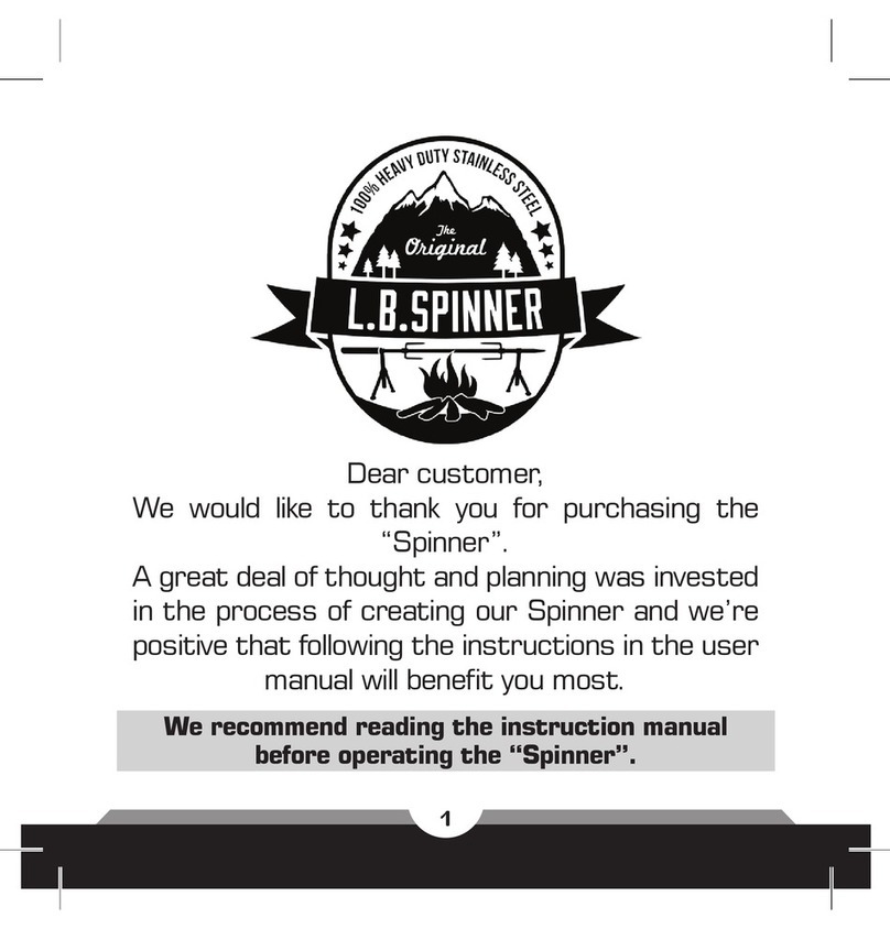 L.B.Spinner Spinner instruction manual