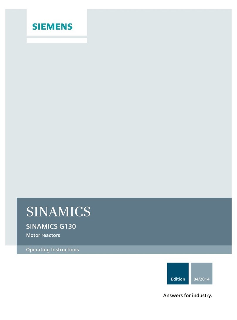 Siemens SINAMICS G130 operating instructions