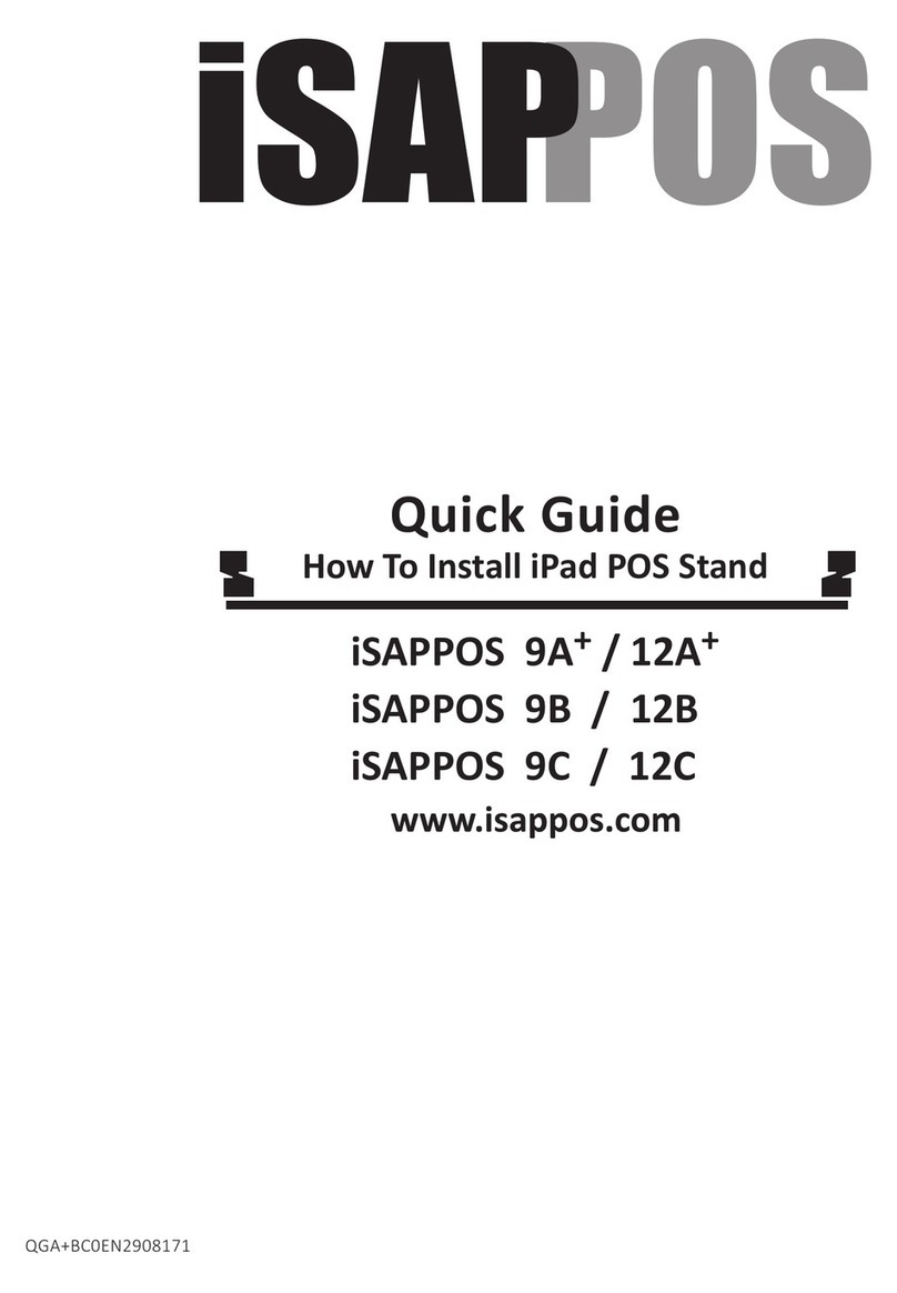 POS-X iSAPPOS 9A+ quick guide
