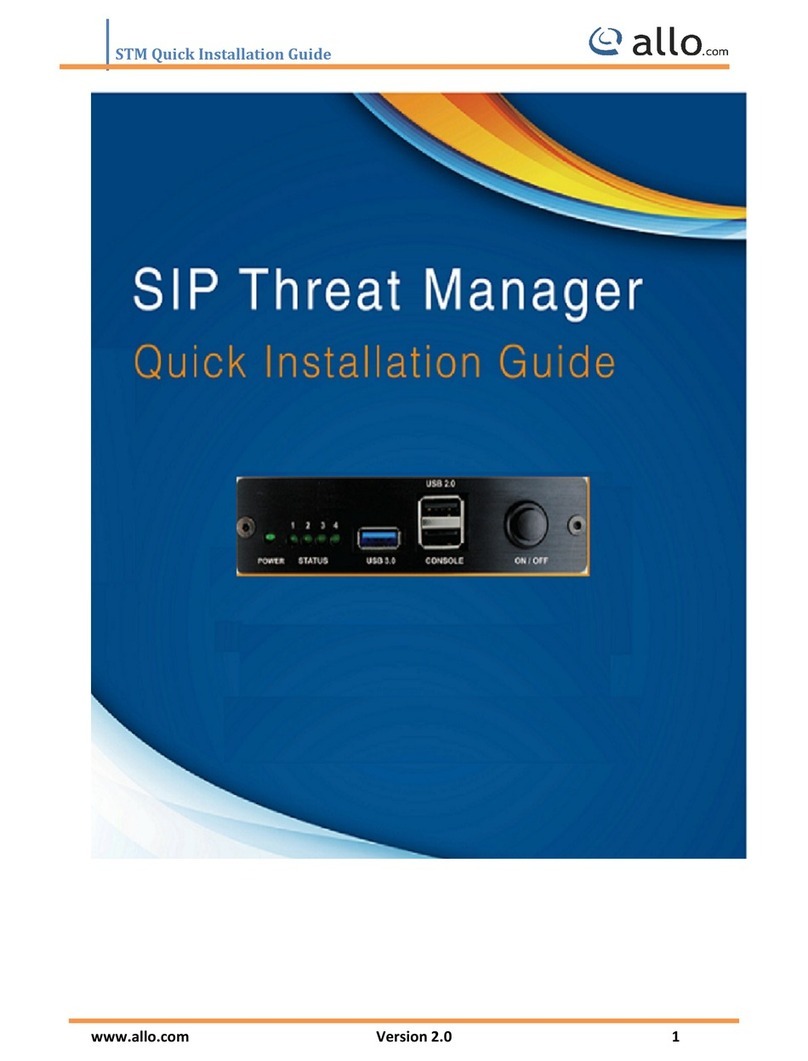 ALLO STM Quick installation guide