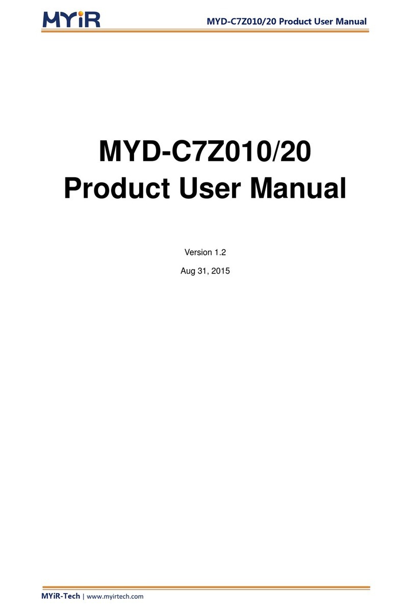 MYiR MYD-C7Z010/20 Product user manual