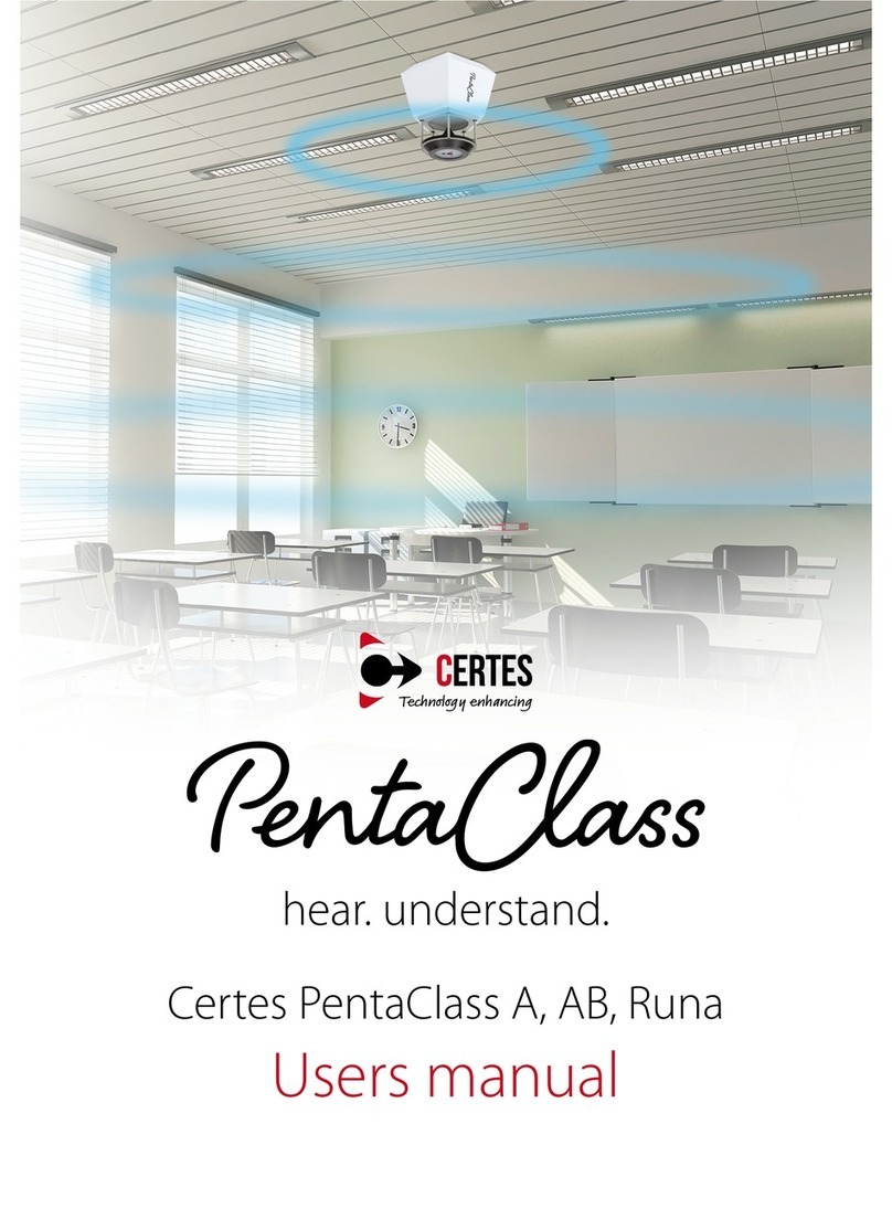 Certes PentaClass A user manual