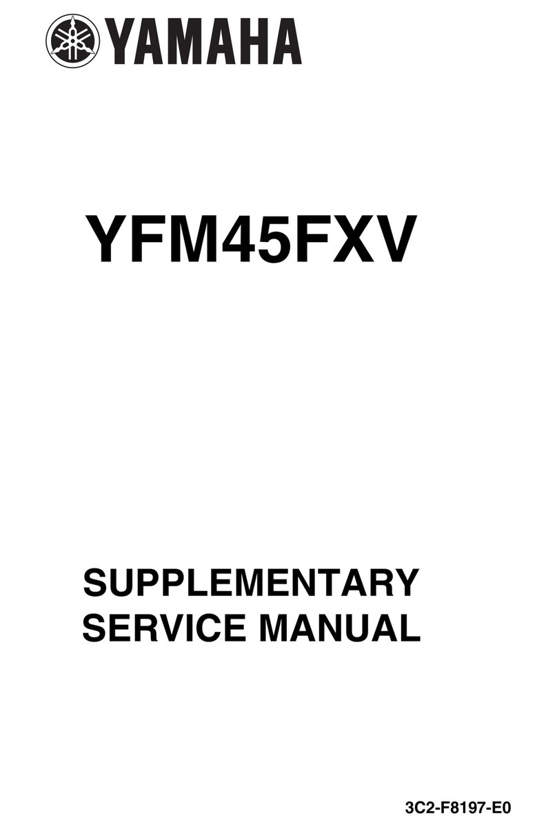 Yamaha WOLVERINE YFM45FXV Supplementary service manual