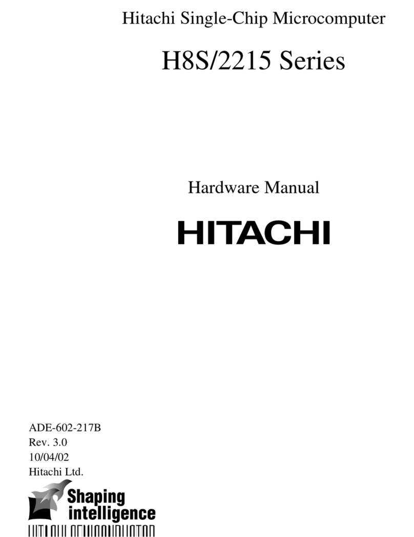 Hitachi H8S/2215 Series Hardware manual
