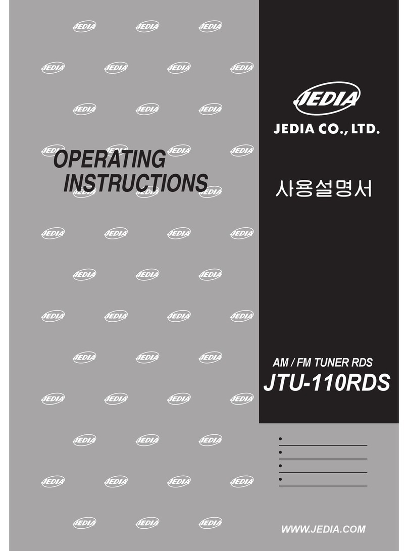 Jedia JTU-110RDS operating instructions