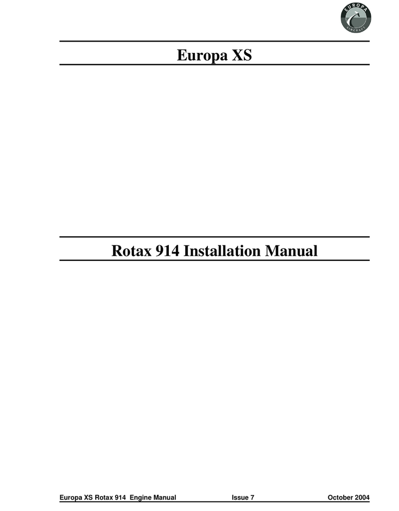Europa Aircraft Rotax 914 installation manual