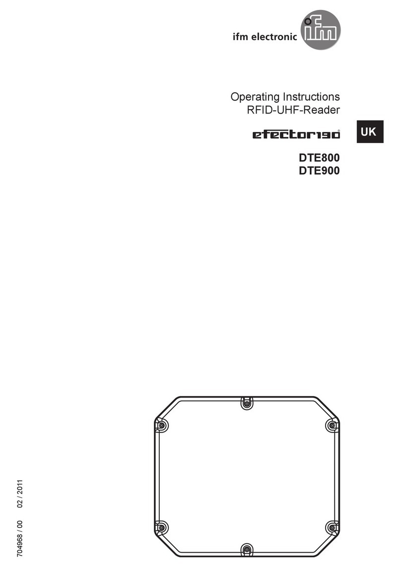 IFM Electronic DTE800 operating instructions