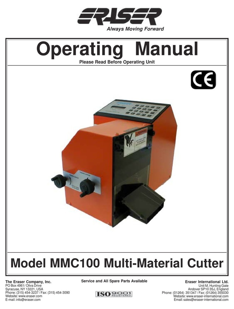 Eraser MMC100 operating manual